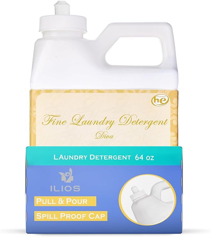 Diva Wash Laundry Detergent - Diva 64 oz (Pack of 1) - Scented Laundry Detergent ILIOS Packaging.