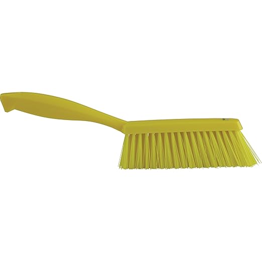 Vikan 45896 Brush,Hand,Medium,14",PP/PBT,Yellow