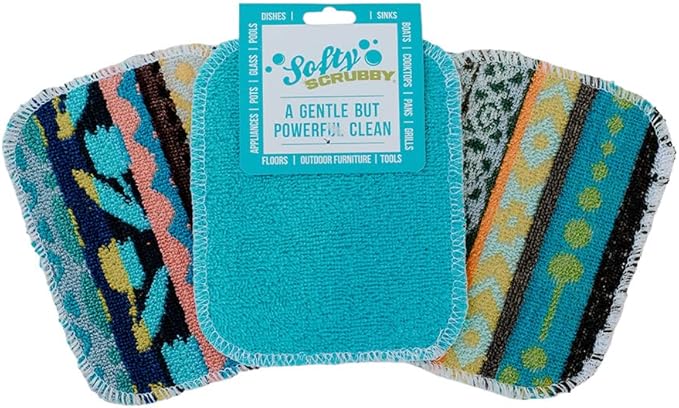 Scratchless Cleaning Pad (3 Pack) for Cleaning Kitchen, Bathroom and Household/Great for Non-Stick Cookware/Reusable/Long-Lasting/Environmentally Friendly