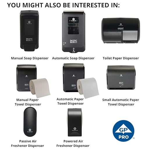 ActiveAire Powered Whole-Room Air Freshener Dispenser by GP PRO (Georgia-Pacific), Black, 53257A, 4.090" W x 3.610" D x 6.820" H
