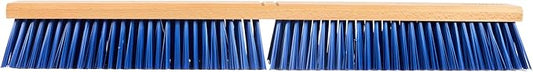 Restaurantware-BROOM HEAD ONLY: Clean Tek Professional 30-Inch Broom Head, 1 Heavy-Duty Push Cleaning Tool - Handle And Brace Sold Separately, Heavy Plastic Bristles, Wooden, Commercial Use