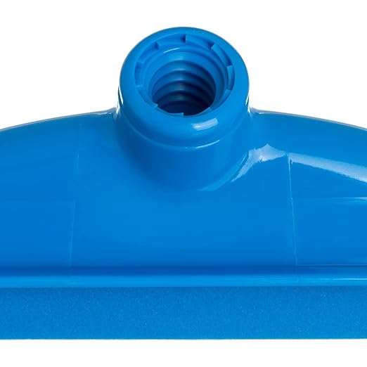 SPARTA 4156714 Plastic Double Foam Squeegee, Commercial Squeegee With Durable Contruction For Cleaning, Commercial, Residential, 18 Inches, Blue