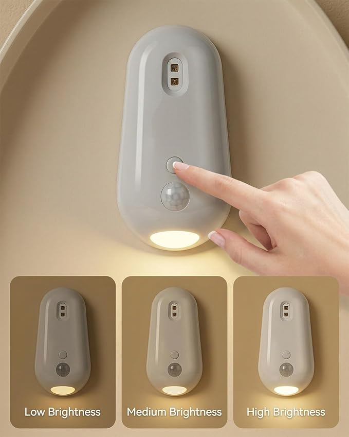 Self Cleaning UV Toilet Sanitizer and Night Light Elderly Motion Activated Rechargeable Toilets Lights Adhesive Sensor Smart Shared Bathroom Automatic Toilet Nightlight Mounted Bowl Seat(8pcs)