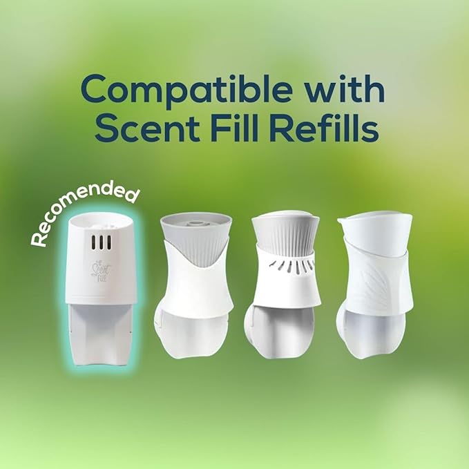 Scent Fill Cucumber Melon Plug in Air Freshener, Scented Oil Refills, 4 Refills