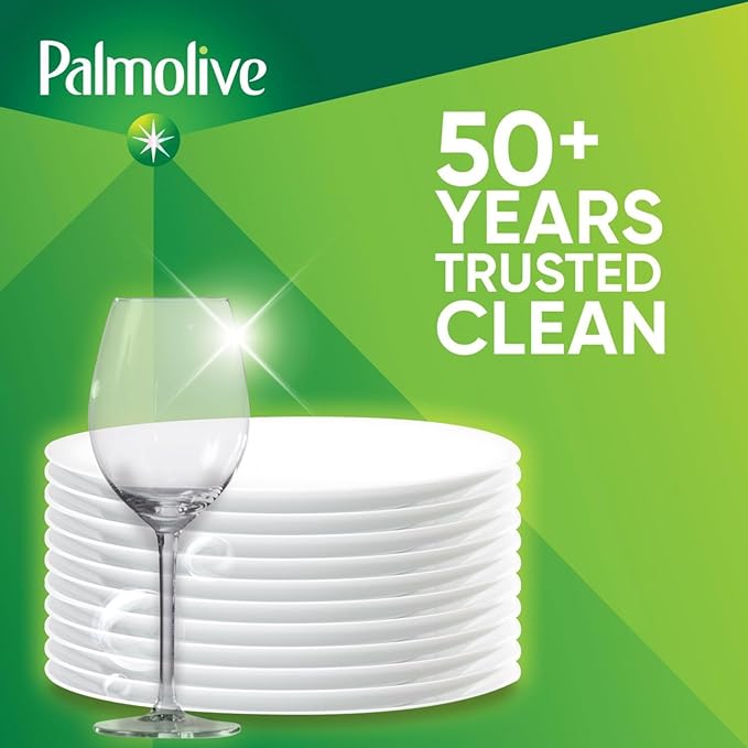 Ultra Palmolive Antibacterial Dishwashing Liquid, Original Scent, Dish Soap Refill 102 Fl. Oz, bundled with Heavy Duty Scotch Brite Sponge