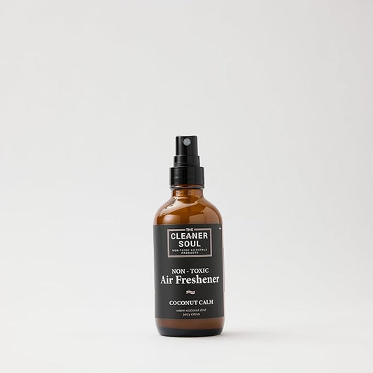 Air Freshener, Natural Essential Oils, Glass Bottle, Non-Toxic, Pet and Family Safe (Coconut Calm)