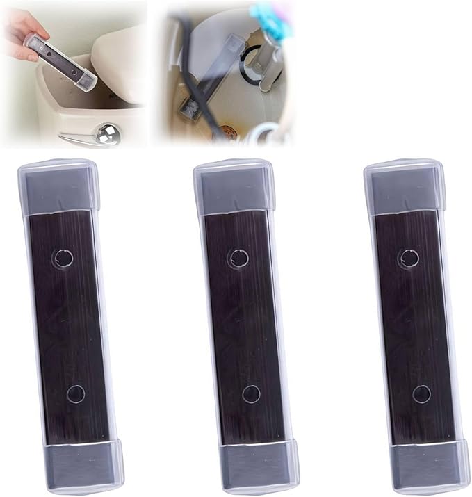 3 Pcs Toilet Magnets for Tank, Toilet Cleaning Magnets, Magnetic Toilet Tank Cleaner, No Need to Touch Stains, No Chemicals No Staining