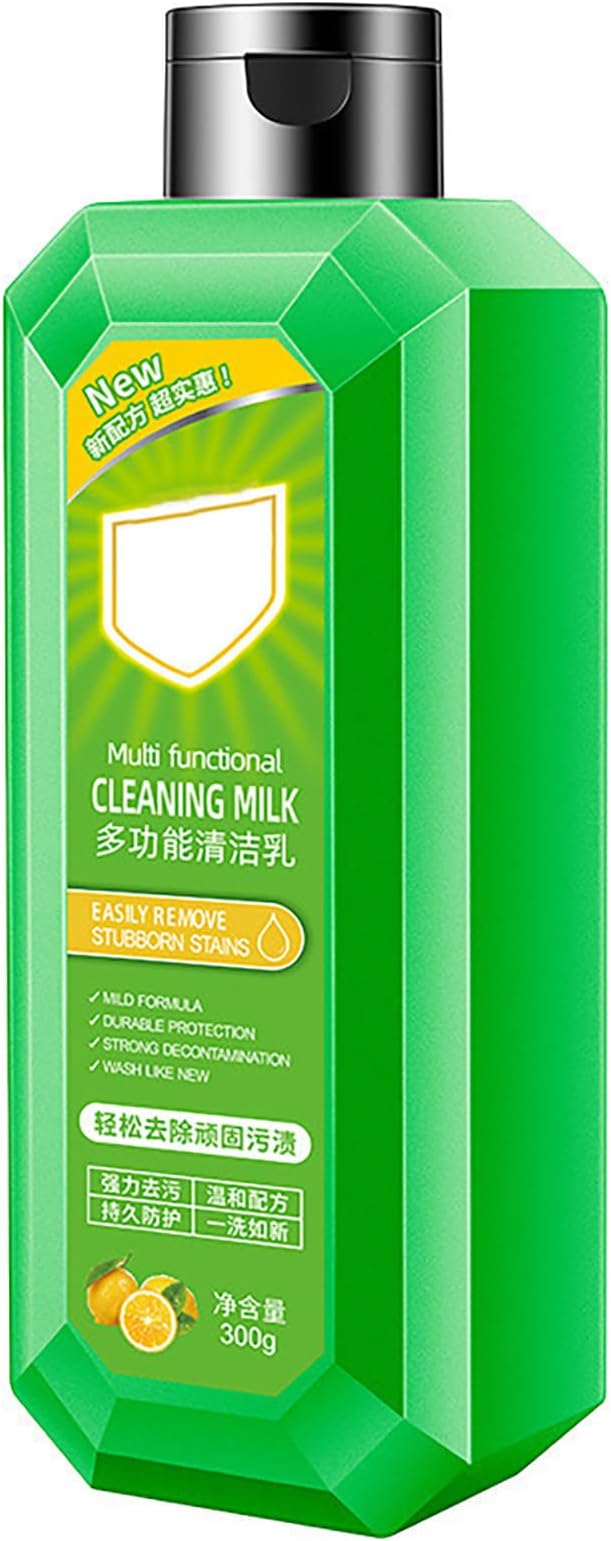 Powerful Multifunctional Cleaner, Multipurpose Concentrate Cleaner, Multi-Scene Household Strong Decontamination Cleaning Milk, Effectively Remove Stains and Dirt On Various Surfaces