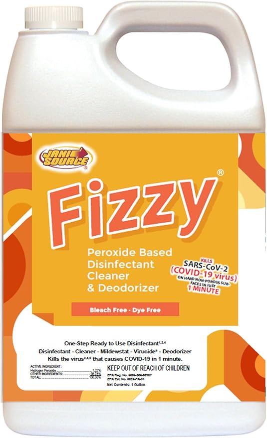 Fizzy RTU Peroxide Disinfectant Cleaner – 1 Gallon (1)