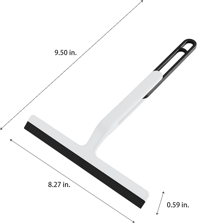 Bath Bliss Extendable Suction Hook Squeegee, Chrome