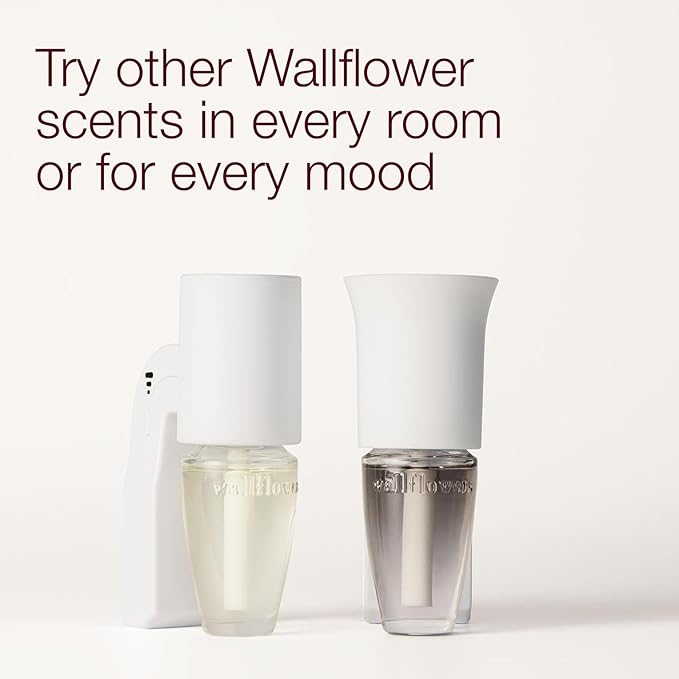 Bath & Body Works Wallflowers Fragrance Plug, White Flare Design, Plug-in Air Freshener Device for Bedrooms, Bathrooms & Living Spaces - 2 Pack