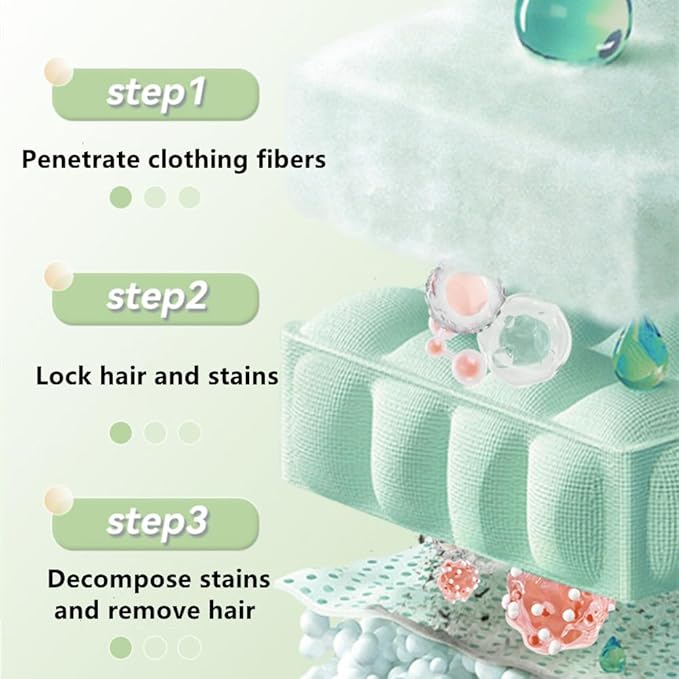 Pet Hair Removal Laundry Detergent, Pet Coconut Oil Laundry Detergent, Low Foam, Easy to Clean,for Pet Clothes, Nest, Toys, Detergent for Pet Clothes Remove Pet Hair, 500ml