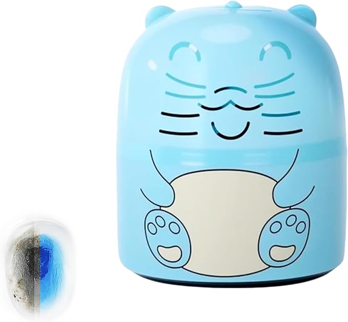 Cute Dinosaur-Shaped Toilet Bowl Cleaner Bottle, Toilet Cleaner & Toilet Deodorizer, 2025 Upgraded Magic Toilets Cleaning Bottle, Bathroom Toilets Bowl Cleaner One bottle lasts for 90 days (1, BLUE)