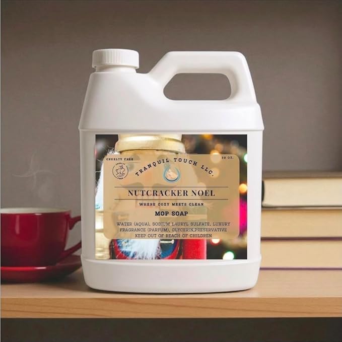 Nutcracker Noel Mop Soap – Limited Edition Christmas Scent (32 OUNCE JUG) INSTRUCTIONS FOR USE IN THE DESCRIPTION
