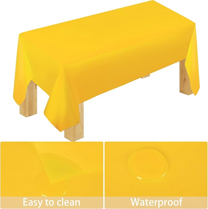 229PCS Yellow Party Supplies Set Paper Disposable Plates Cups Plastic Spoons Forks Knives Yellow Napkins for 30 Guests Disposable Party Dinnerware Sets for Wedding Birthday Parties