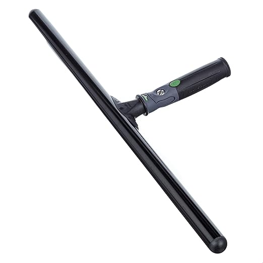 Unger Commercial 22" Swivel T-Bar Window Washer Handle – Lightweight Aluminum with 7-Position Adjustable Head for Hard-to-Reach Areas NI550
