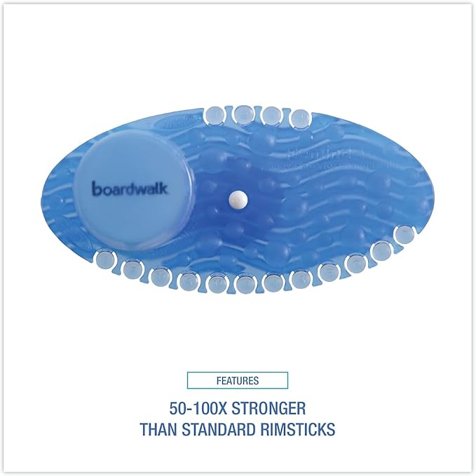 Boardwalk CURVECBL Curve Air Freshener, Cotton Blossom, Blue, 10/Box