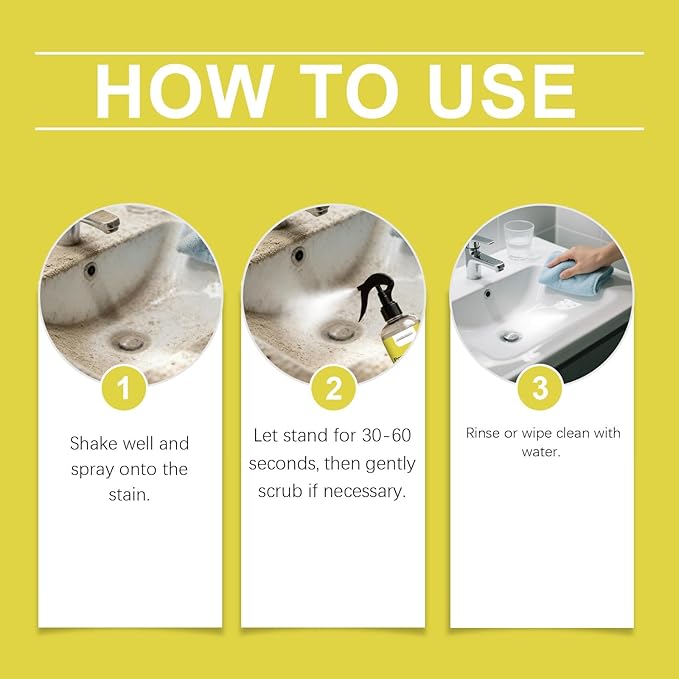 Powerful Oxalic Acid Cleaner, 2026 Upgraded Multipurpose Home Cleaner, 120ML/4FL.OZ, Spray Bottle for Bathroom, Toilet, Porcelain, Multi-Surface, Deep Cleaning (0A)