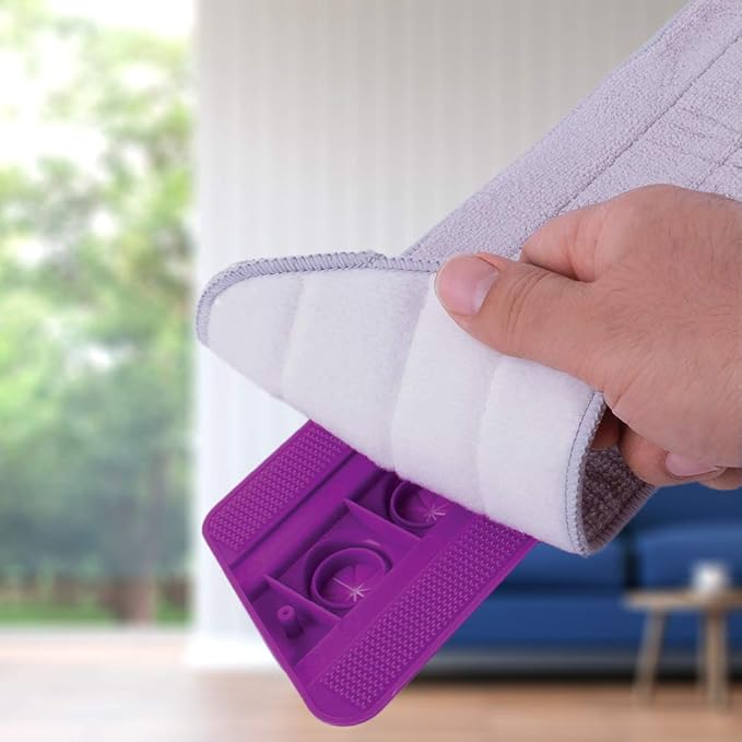 Rejuvenate Click N Clean Microfiber Restoring Pad Refill, For Multi-Surface Spray Mop, Machine Washable (Pack of 2)