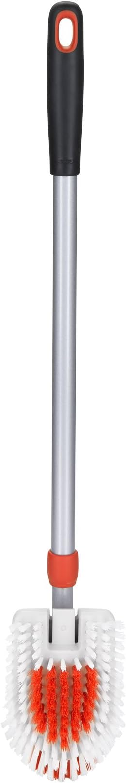 OXO 12166000 Good Grips Extendable Tub & Tile Brush & Good Grips Tub and Tile Scrubber Refill,Orange,