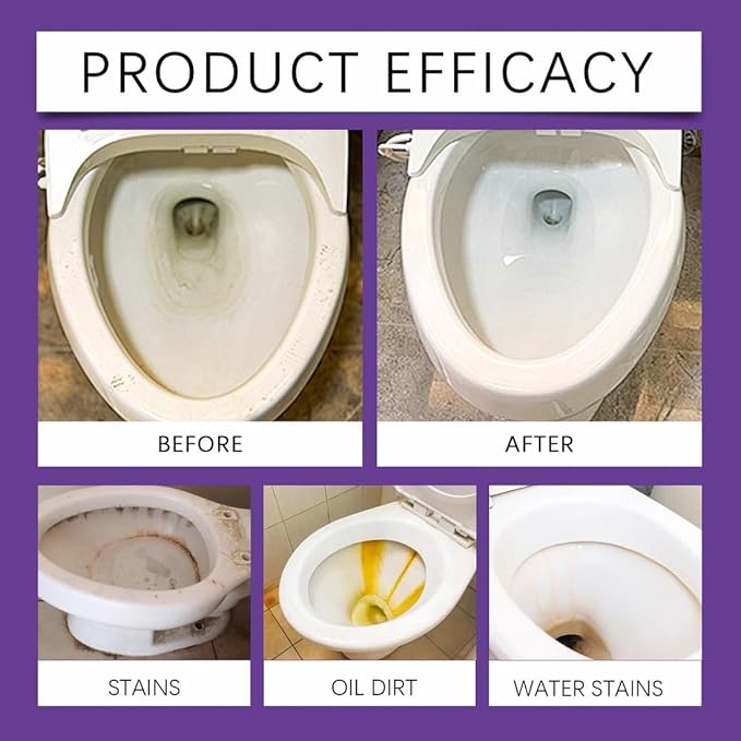 2026 New Upgrade Fizz Clean Toilet Cleaner, Fizz Toilet Cleaning Foam, Fizz Cleaning Powder, Fizz Clean Foam Cleaner, Touch Free Foaming Foaming Powder – Bathroom Toilet Cleaning Powder (boxed 2pcs)