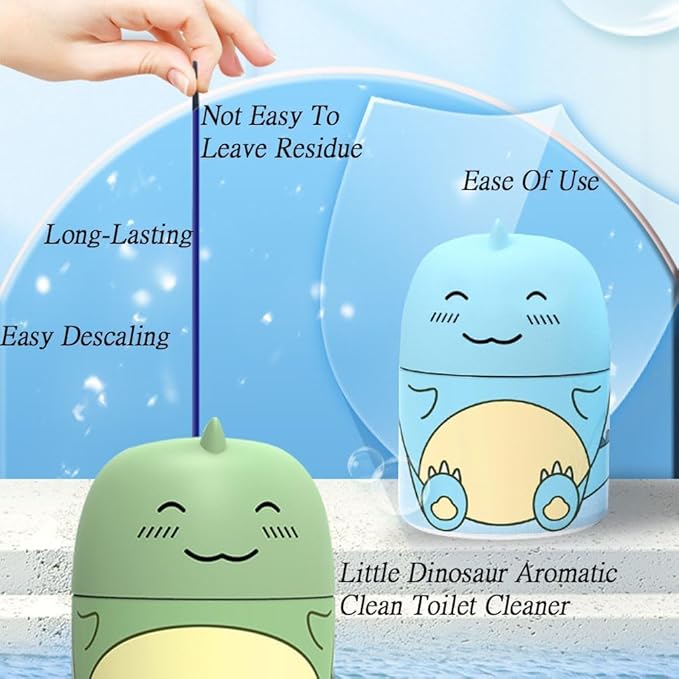 Magic Toilet Bowl Cleaner, ToiletCleaner & Toilet Deodorizer Wonder, Magic ToiletCleaning Bottle, Cute Dinosaur-Shaped Bathroom ToiletsTank Cleaner, Three Fragrances (2PCS-C)