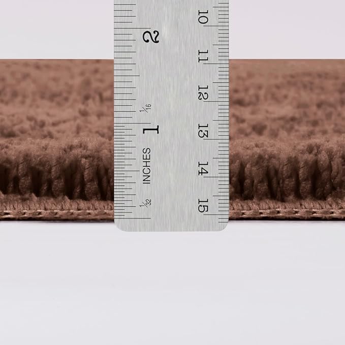 Bath Rugs Bathroom Mat Soft Absorbent Plush Shaggy Soft Floor Non Slip Shower Bath Tub Machine Washable