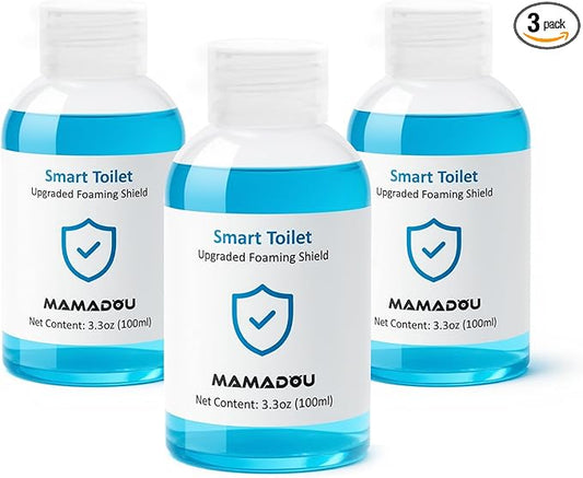 MAMADOU Smart Toilet Foaming Shield 100ml 3Pack For Toilet Cleaner Splash Control Deodorizing Foam Agent Stain-Resistant Easy Cleaning For Fresh Comfortable Bathroom