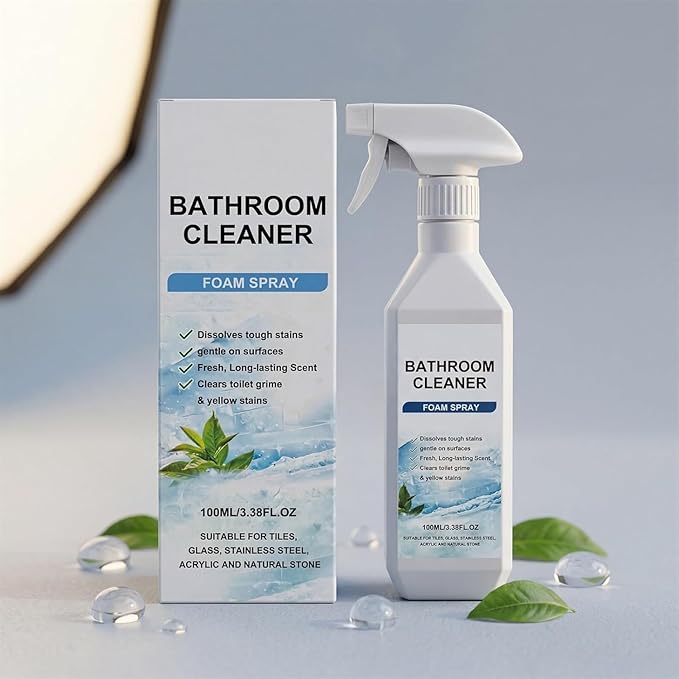 Scale Remover Bathroom Cleaner, Multi-purpose Bathroom Cleaner Foam Spray, Scale Remover Bathrooms Cleaner Foam Spray (2pcs)