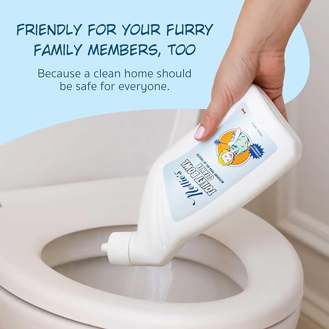 Nellie's Toilet Bowl Cleaner – Gentle Plant-Based Formula – Septic-Safe and Effective Cleaning Solution with Refreshing Lemongrass Scent – Made in Canada
