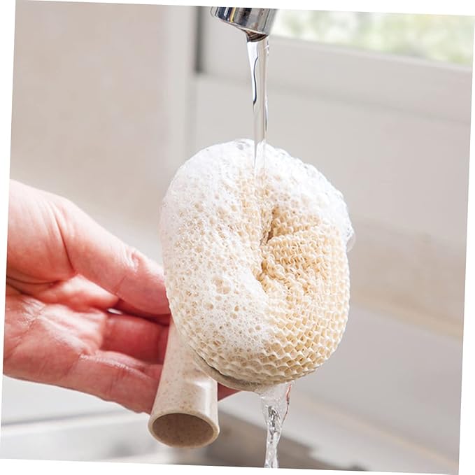 OUNONA 5Pcs Short Handle Kitchen Cleaning Brush Practical Bowl Sink Scrubber for Cleaning for Hard to Reach Areas Kitchen Supplies Dish Washing