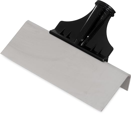 SPARTA Flo-Pac Floor Scraper with Handle Socket for Cleaning, 8 Inches, Black, (Pack of 12)