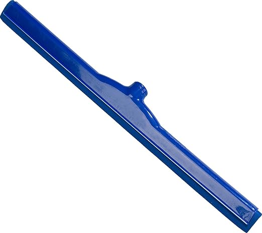 SPARTA 4156814 Plastic Double Foam Squeegee, Commercial Squeegee With Durable Contruction For Cleaning, Commercial, Residential, 24 Inches, Blue, (Pack of 6)