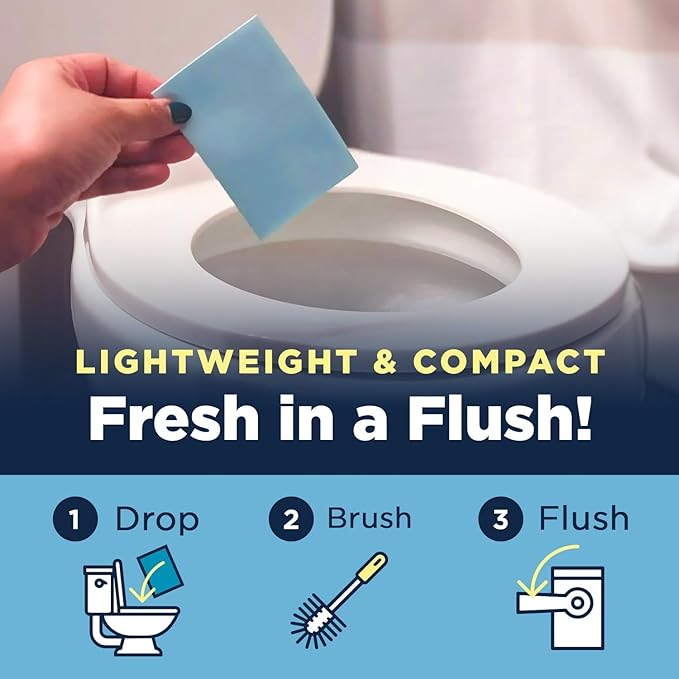 Nature Clean Non-Toxic Toilet Bowl Cleaners Strips 45 count - 2 pack, Plastic-Free Packaging, Natural Toilet Cleaner Septic Safe, Refresh Toilets & Bathroom. No Splash