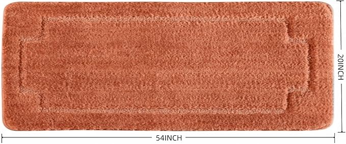 Bath Rugs Bathroom Mat Soft Absorbent Plush Shaggy Soft Floor Non Slip Shower Bath Tub Machine Washable