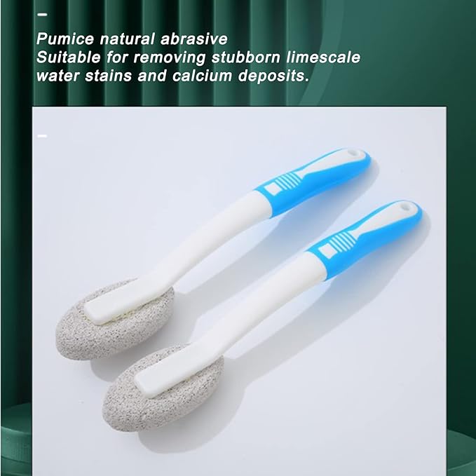 Pumice Stone for Toilet, Pumice Stone Toilet Bowl Cleaner Pumice Stone Cleaning Brush Hard Water Toilet Bowl Ring Remover Cleaner for Household Sink Pool Bathroom Kitchen