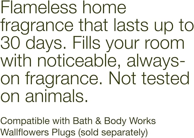 Bath & Body Works Wallflowers Refills, Eucalyptus Spearmint Scent, Plug-In Air Freshener Refills for Bedrooms, Bathrooms & Living Spaces, 4 Pack