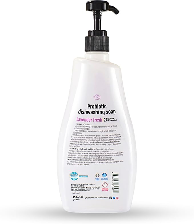 DISH SOAP LAVENDER FRAGRANCE 750ML