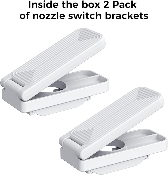 KMOUANTS [2 Pack] Laundry Detergent dispenser Nozzle Switch Holder, Upgraded Nozzles Switch Easily，detergent and softener accessories Fits Most Economic Sized Bottles、laundry room organization