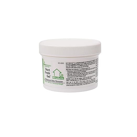 Duct Fresh Gel - HVAC Air Freshener, Cleaner, Deodorizer Non Toxic for Odor Block, Small