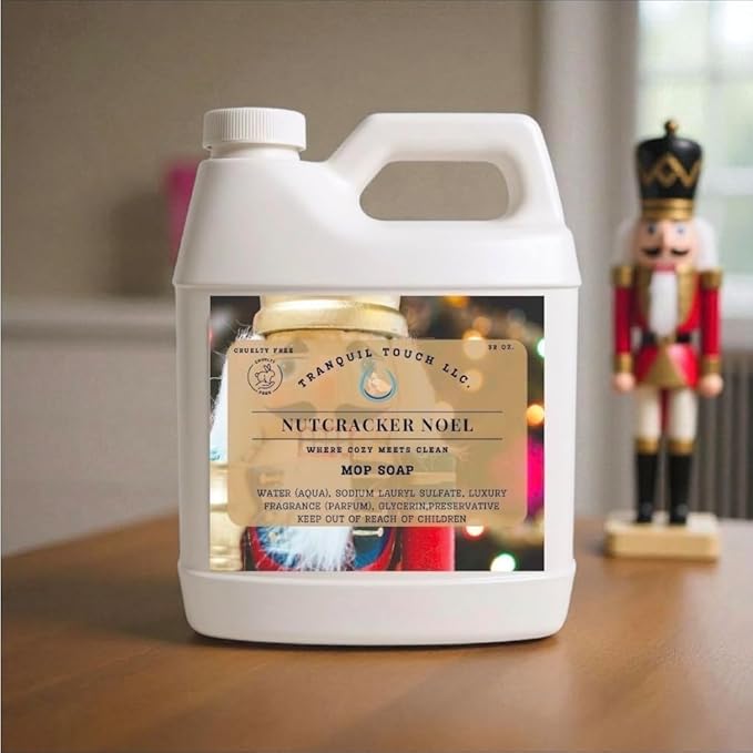 Nutcracker Noel Mop Soap – Limited Edition Christmas Scent (32 OUNCE JUG) INSTRUCTIONS FOR USE IN THE DESCRIPTION
