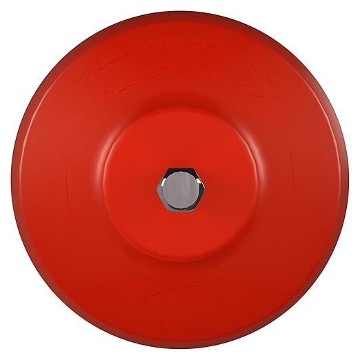 Vikan 8700 HyDrive Round Brush Ø90mm Very Hard Drill Cleaning Food Grade (Red)