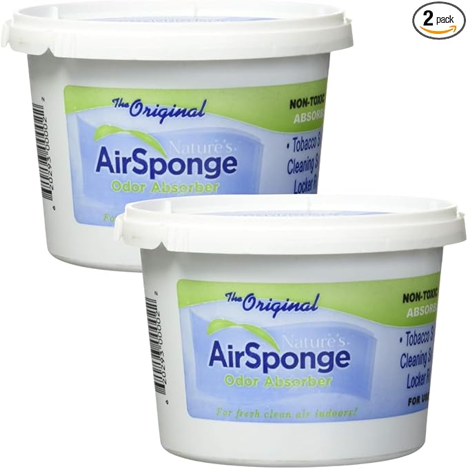 Air Sponge No Scent Odor Absorber (1 lb) Gel – Freshener for Home – Pet Odor Eliminator – Deodorizer and Room Air Fresheners Scent – Pack of 2