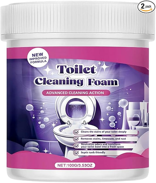 2026 Upgrade Fizz Clean Toilet Cleaner, Fizz Toilet Cleaning Foam, Fizz Cleaning Powder, Fizz Clean Foam Cleaner, Touch Free Foaming Foaming Powder – Bathroom Toilet Cleaning Powder (1pcs)
