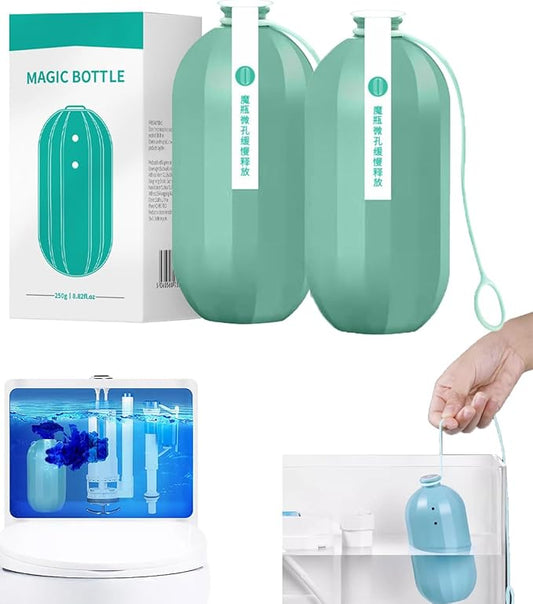 Toilet Cleaner – Automatic Hands-Free Toilet Tank Cleaning Device, Bowl Freshener That Reduces Stains,Long-Lasting Drop-In Cleaner for Home & Business (2)