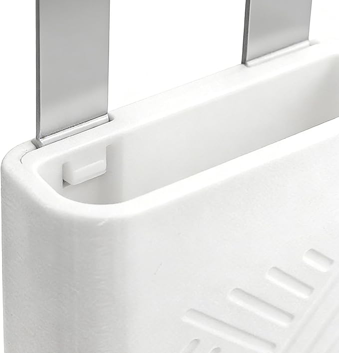Toilet Tank Cleaner Tablet Holder - Organizer Shelf, 1 Piece Hanging Basket For Blue Blocks, Waterproof Metal Frame With Hook, Bathroom Supply, Caddy For Cisterns, Cubicles And Lavatories