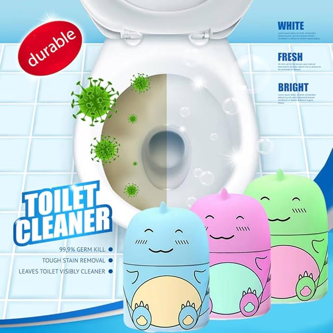 Toilet Cleaner & Toilet Deodorizer, Super Strong Toilet Bowl Cleaner for Removing Dirt, be Used for A Long Time (3 Pcs)
