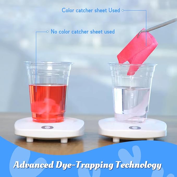 Color Catchers for Laundry - Color Grabber 120 Sheets to Prevent Color Runs, Dye Catchers for Home Use, Fregrance Free Color Guard for Apartment Dorm Hotel