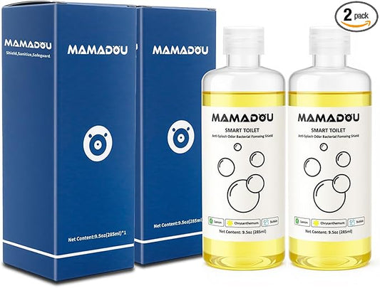MAMADOU Smart Toilet Special Foam Agent Splash Toilet Bowl Cleaner Foaming Liquid Splash Proof Deodorizing Easy Cleaning Stain-Resistant For Fresh Bathroom 2Pack 285ml