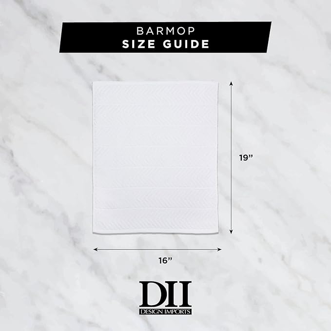 DII Cleaning Collection Multi-Purpose Microfiber, Gray Damask, Dishtowel Set